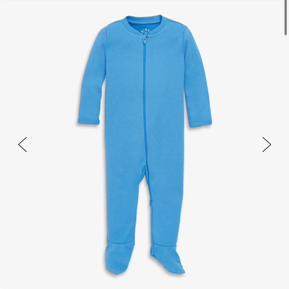 Primary organic footed PJs